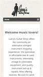 Mobile Screenshot of larrysguitars.com